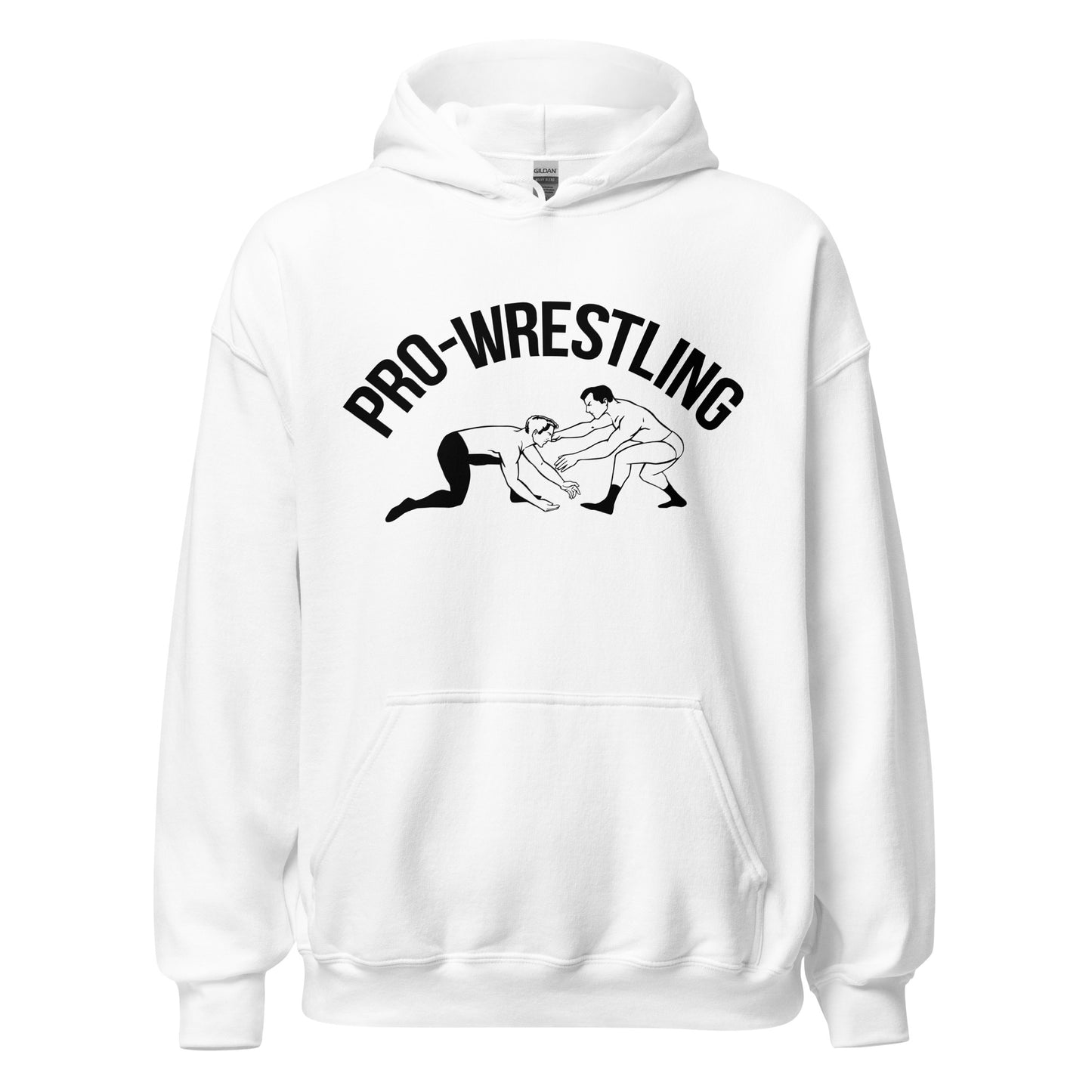 The Original Pro Wrestling Hoodie (black text)