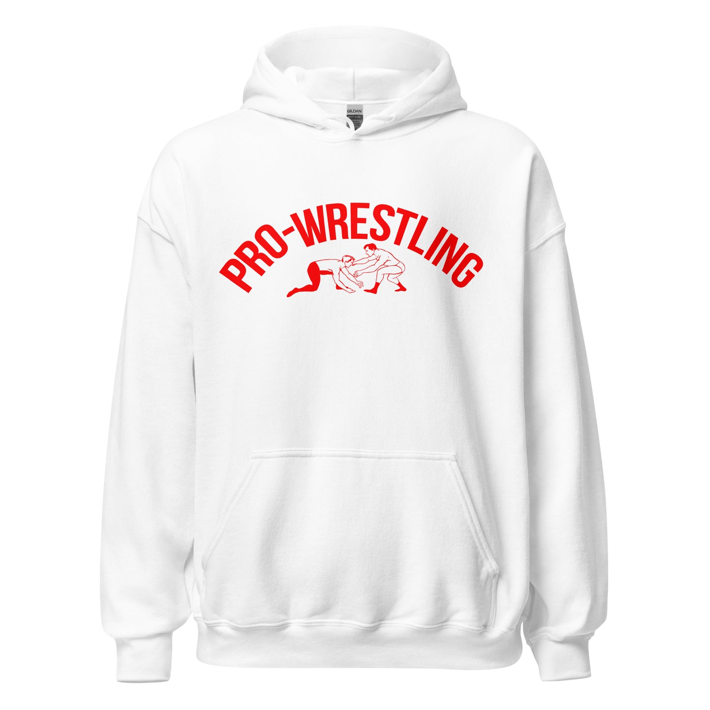 The Original Pro Wrestling Hoodie (red text)