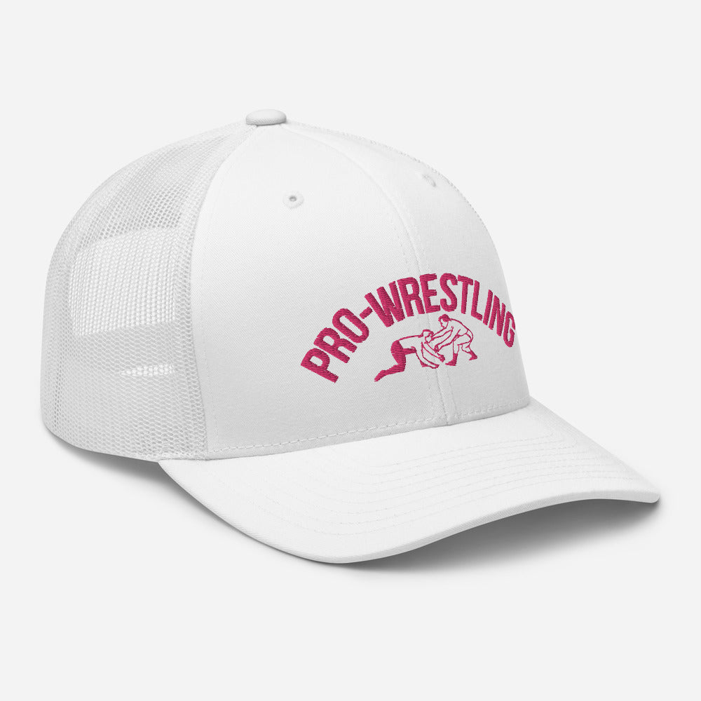 PRO WRESTLING Trucker Cap- Pink