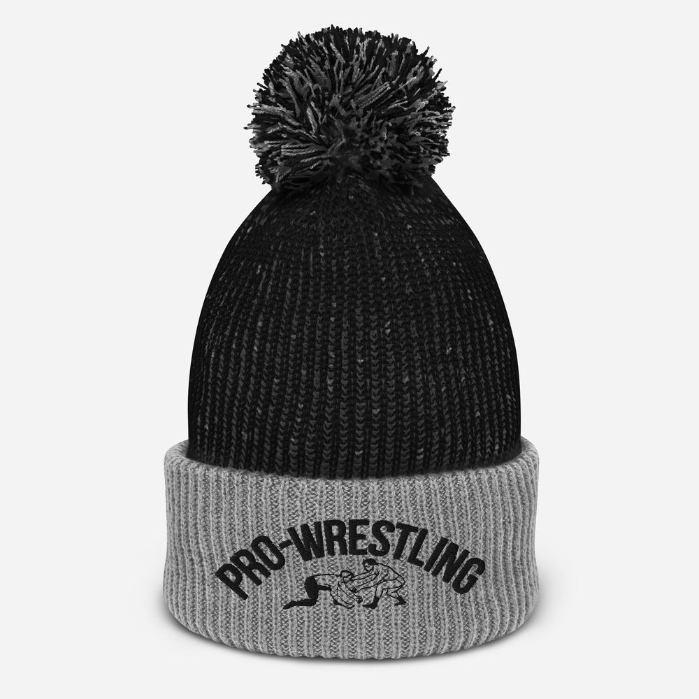 Pro Wrestling Pom-Pom Beanie