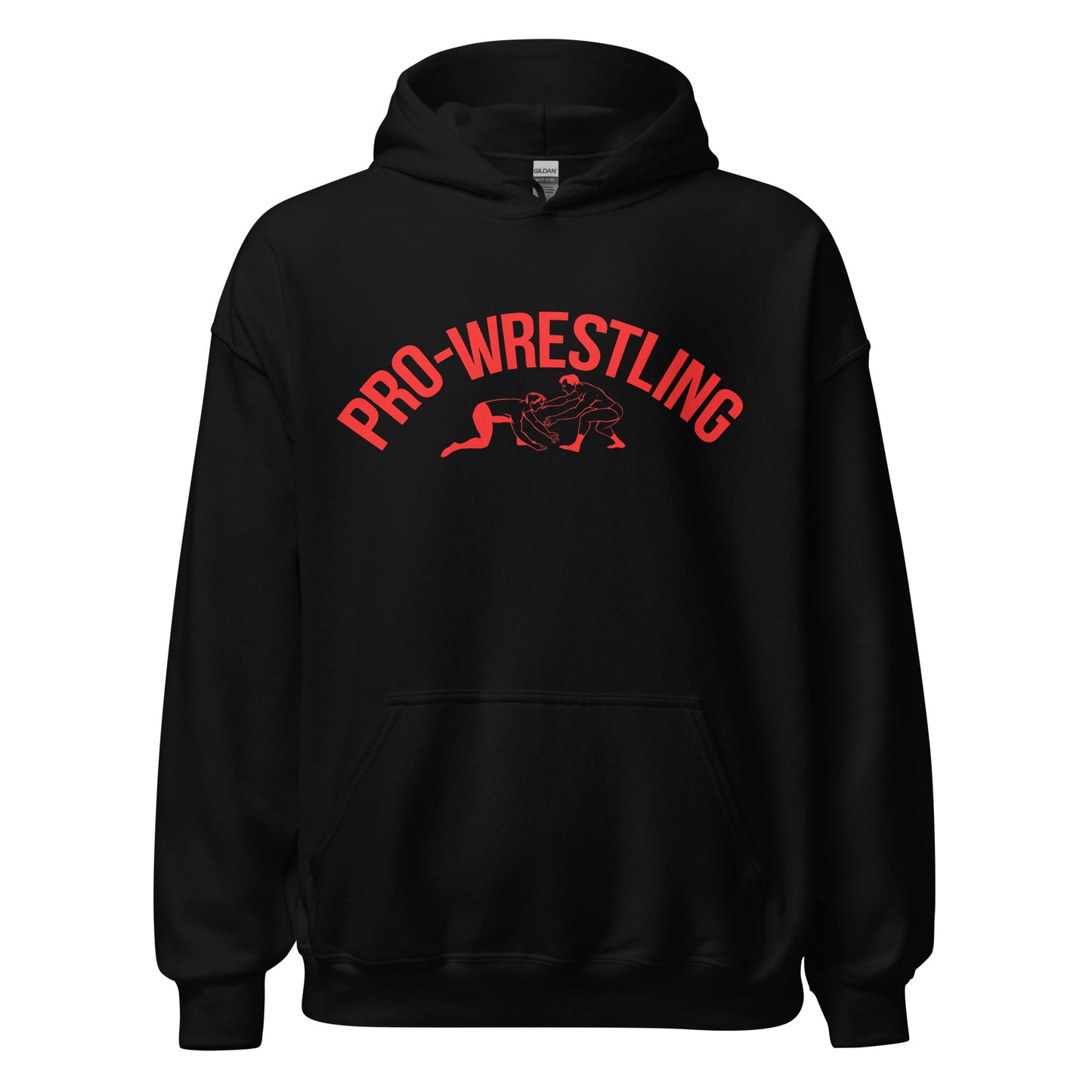 The Original Pro Wrestling Hoodie (red text)