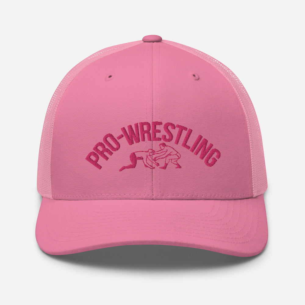 PRO WRESTLING Trucker Cap- Pink